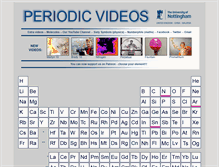 Tablet Screenshot of periodicvideos.com