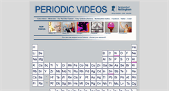 Desktop Screenshot of periodicvideos.net